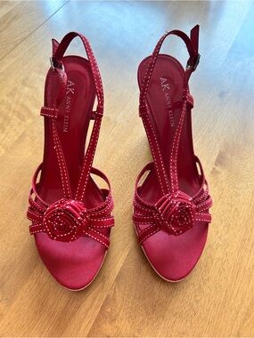 Anne Klein Wedge Sandals Women’s Size 7